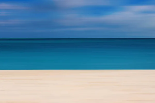Abstract Motion Blurred Background Image Grace Bay Turks Caicos Inspired — Stock Photo, Image