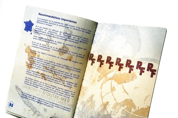 Biometric passport — Stock Photo, Image