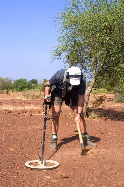 Goldsucher in der Burkina Faso — Stockfoto