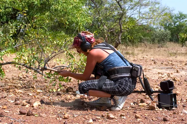 Goldsucher in der Burkina Faso — Stockfoto