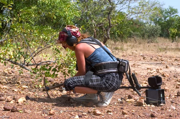 Goldsucher in der Burkina Faso — Stockfoto