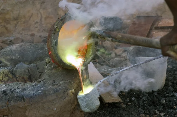 The work of Bronze in Burkina Faso — Stock Photo, Image