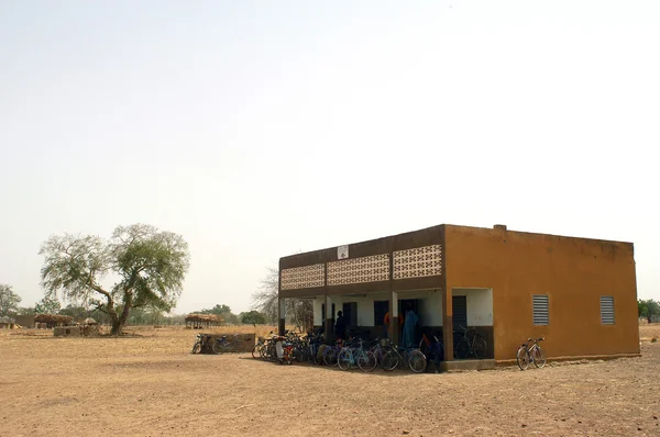Visite estudantes franceses em Burkina Faso — Fotografia de Stock