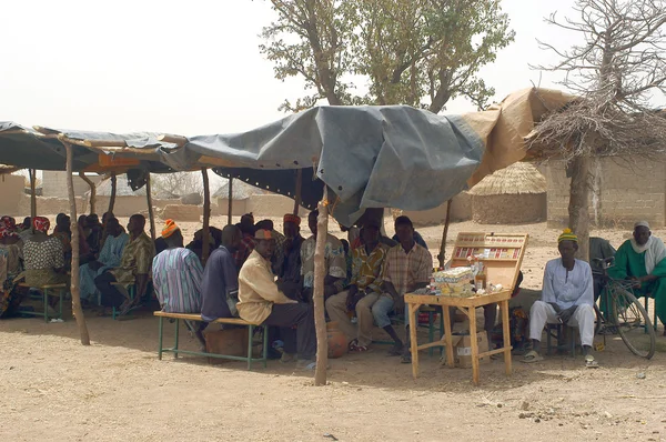 Ustanowienie zwykle szef w burkina faso — Zdjęcie stockowe