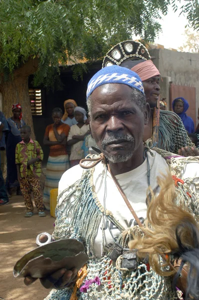 Establecimiento de un jefe habitual en Burkina Faso — Foto de Stock