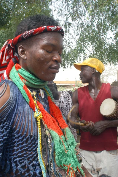 Estabelecimento de um chefe habitual em Burkina Faso — Fotografia de Stock