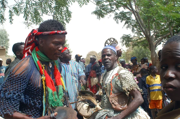 Estabelecimento de um chefe habitual em Burkina Faso — Fotografia de Stock