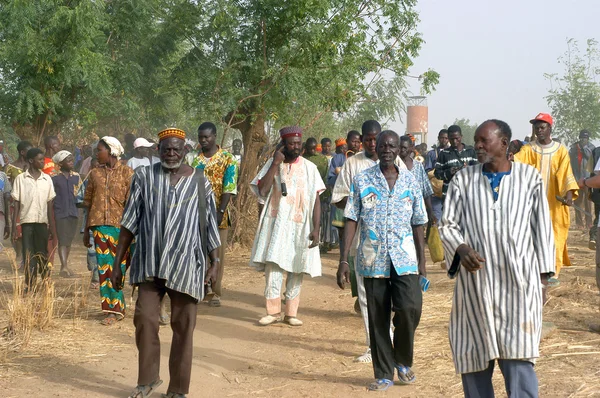 Ustanowienie zwykle szef w burkina faso — Zdjęcie stockowe