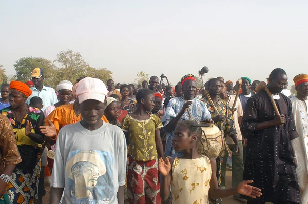 Ustanowienie zwykle szef w burkina faso — Zdjęcie stockowe