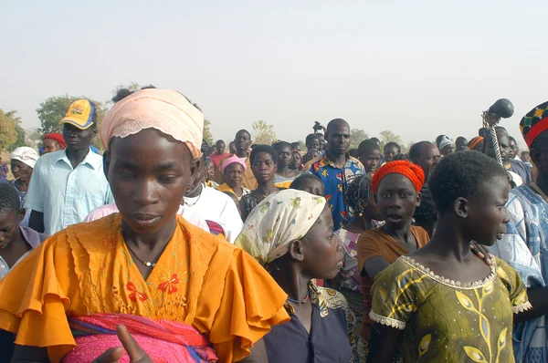 Einführung eines gewöhnlichen Häuptlings in der Burkina faso — Stockfoto