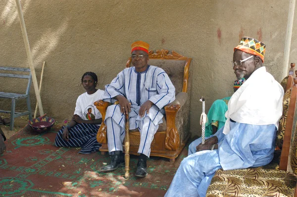 Establecimiento de un jefe habitual en Burkina Faso — Foto de Stock