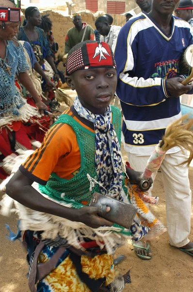 Установление обычного шефа в Буркина-Фасо — стоковое фото