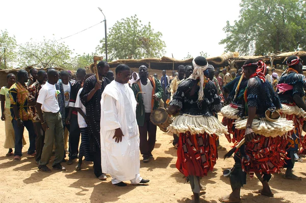 Estabelecimento de um chefe habitual em Burkina Faso — Fotografia de Stock