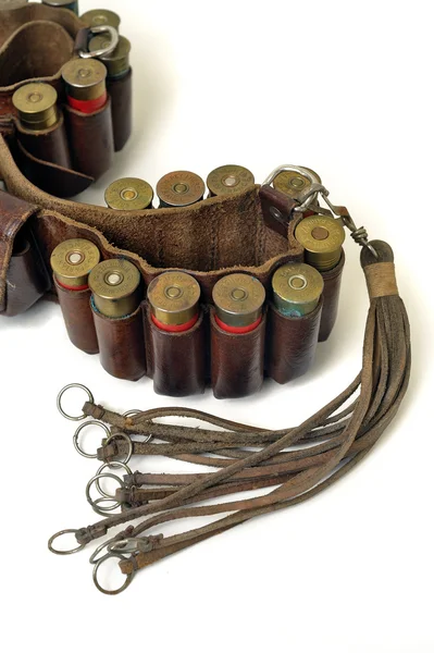 Shotgun and its cartridges — Stock Photo, Image