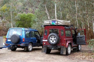 kamp içinde Avustralya wilderness