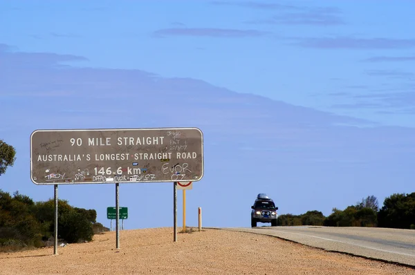 Panel de carreteras en Australia — Foto de Stock
