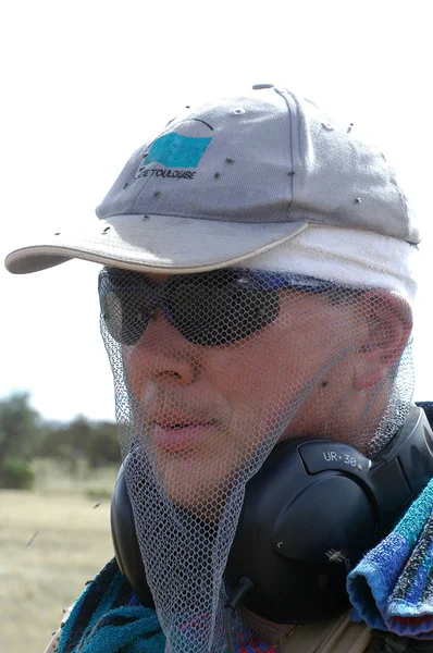 To protect itself from the flies in Australia — Stock Photo, Image