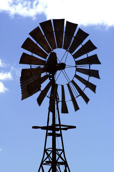 Wind mill in the Australian bush