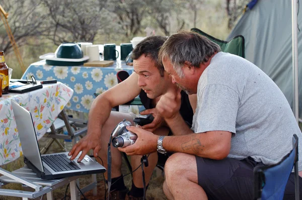 Technology in the bush — Stock Photo, Image