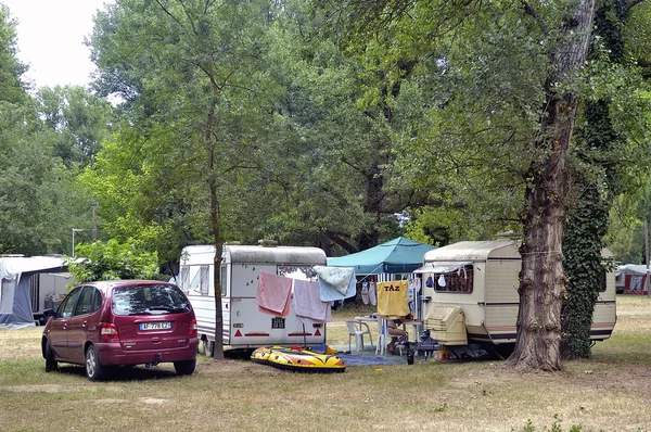 Vacatures met de camping — Stockfoto