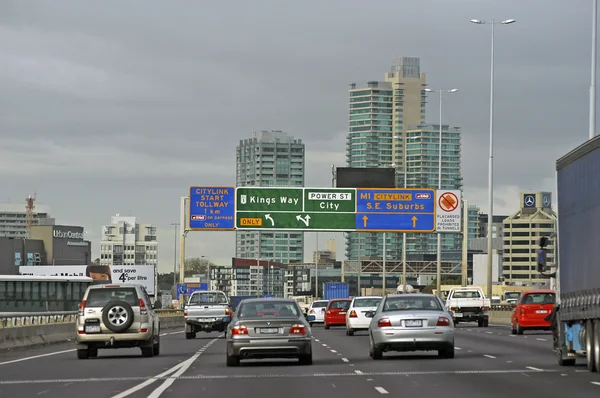 Melbourne by the fast track — Stock Photo, Image