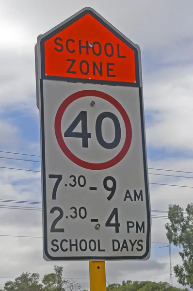 Speed limit days of class — Stock Photo, Image