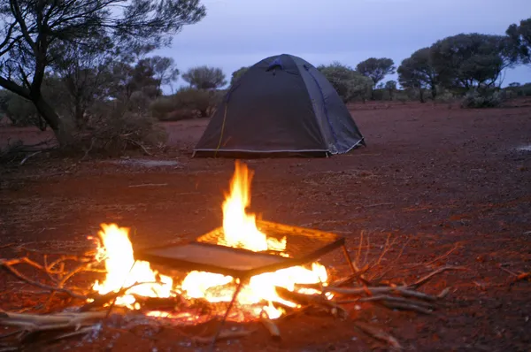 Avustralya çölde kamp wilderness