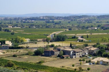 Fransız gard bölümü cevennes peyzaj