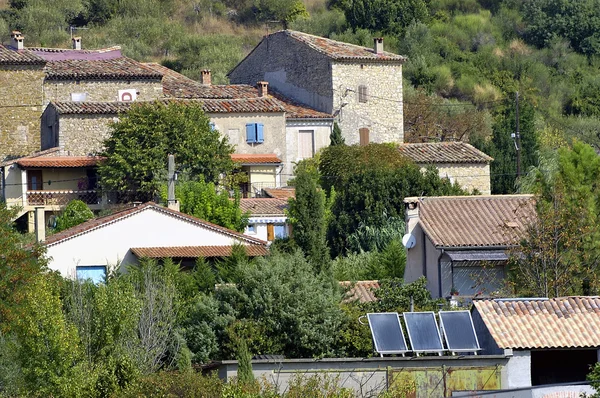 Francuski krajobraz cevennes Departamentu gard — Zdjęcie stockowe