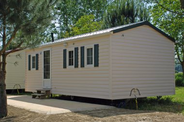 Mobil-bir kamp yerine evde