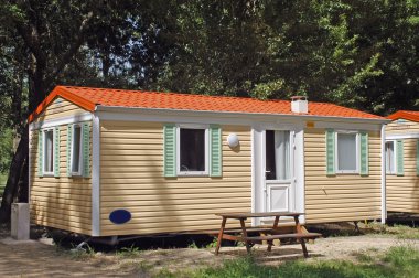 Mobil-bir kamp yerine evde