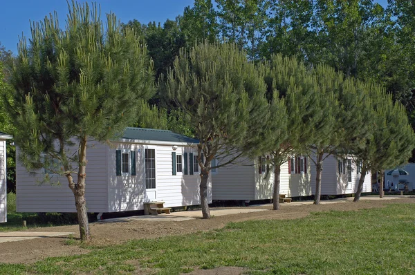 Mobil-home in a campsite — Stock Photo, Image