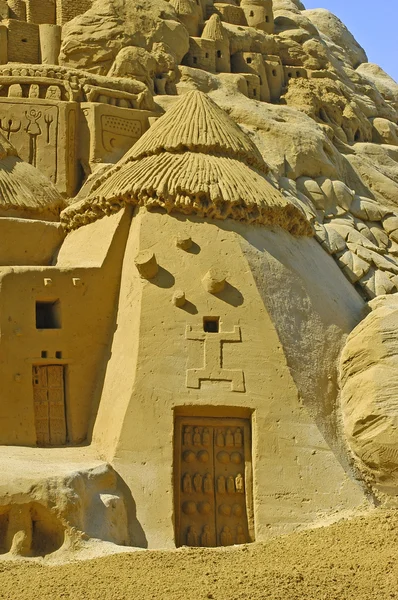 모래의 노출 투 프랑스 조각 — 스톡 사진
