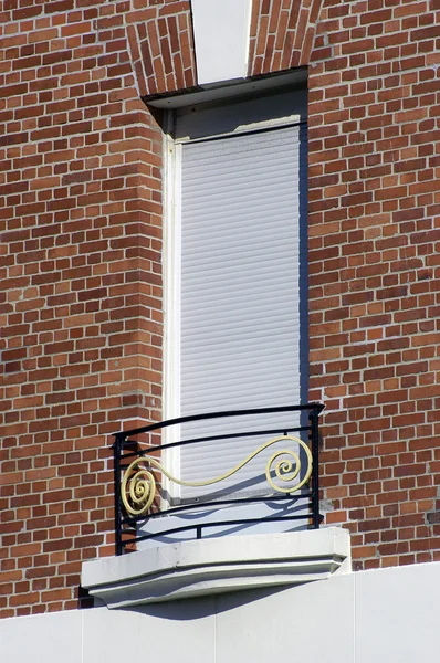 Fachada del edificio de Touquet en el norte de Francia — Foto de Stock