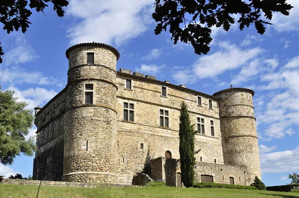 Castle in the Cevennes of the French department of Gard — Stock Photo, Image