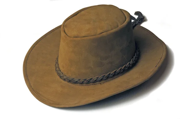 Chapéu de couro — Fotografia de Stock