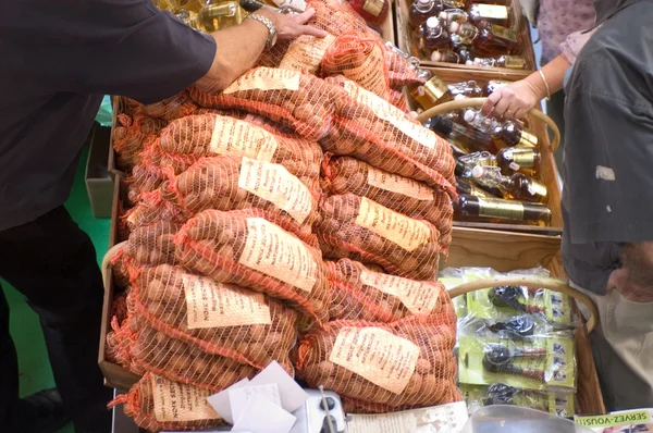 At the market of Sarlat — Stock Photo, Image