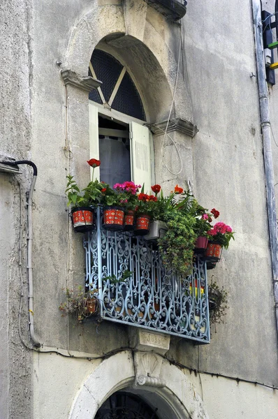 Antiga aldeia francesa, Saint-Jean-of-Gard — Fotografia de Stock