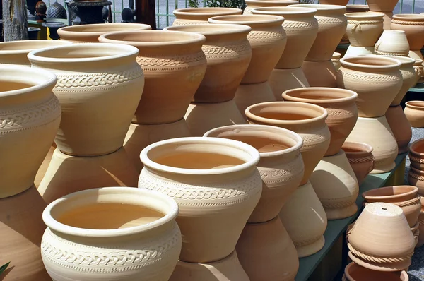 Potteries do dekoracji ogrodu — Zdjęcie stockowe