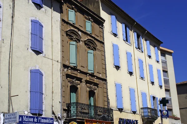 Anduze, città turistica francese delle Cevennes — Foto Stock