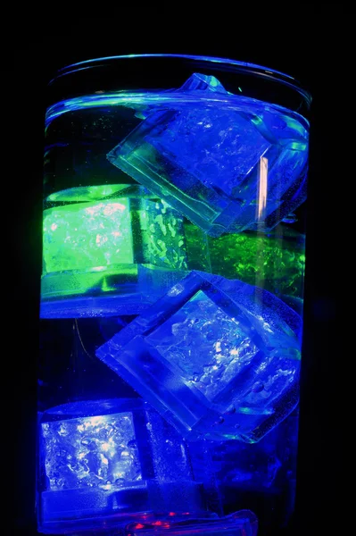 Luminous ice floes to have fun — Stock Photo, Image