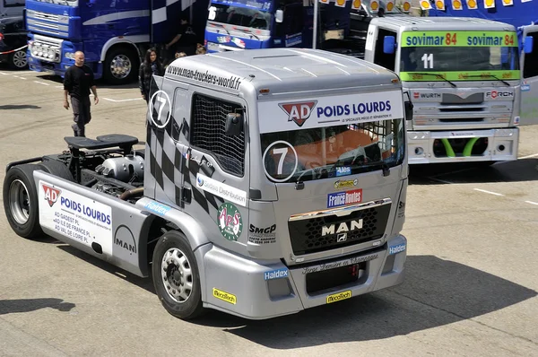 Fransa Grand prix 2013 kamyonlar — Stok fotoğraf