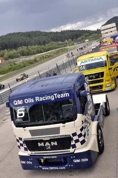 Grand Prix of France trucks 2013 — Stock Photo, Image