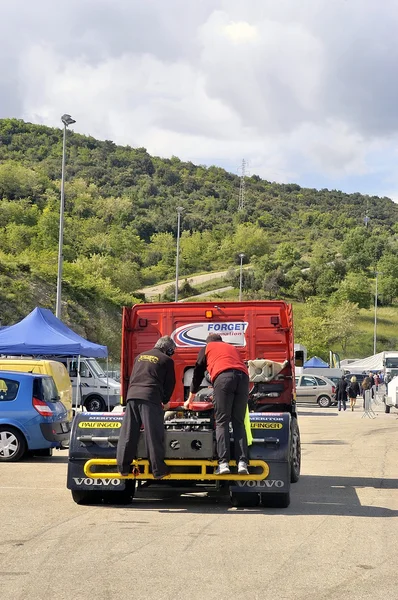 Grand Prix of France trucks 2013 — Stock Photo, Image