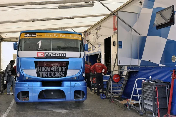 Ales - França - Grande Prêmio da França caminhões 25 e 26 de maio de 2013 no circuito das Cevennes . — Fotografia de Stock