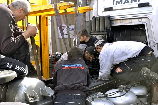 Ales - France - Grand Prix of France trucks May 25th and 26th, 2013 on the circuit of the Cevennes. — Stock Photo, Image