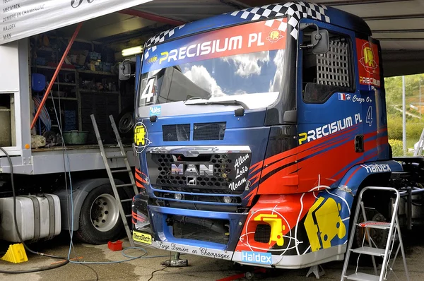 Ales - França - Grande Prêmio da França caminhões 25 e 26 de maio de 2013 no circuito das Cevennes . — Fotografia de Stock
