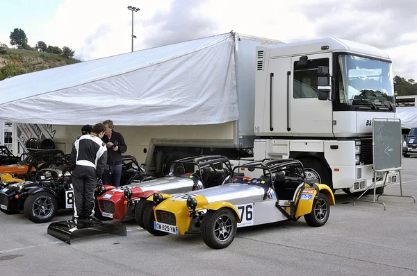 Καταδιώξεις των caterham — Φωτογραφία Αρχείου