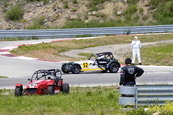 Verfolgungsjagden auf Raupen — Stockfoto