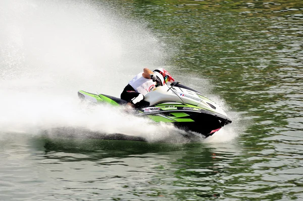 Herve Partouche dans un virage serré — Photo